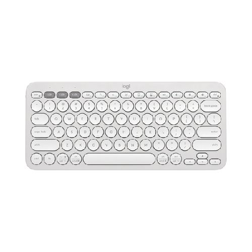 Teclado Logitech K380, Inalámbrico, Bluetooth, Blanco (Español)  