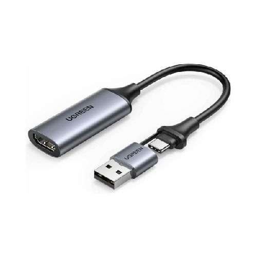 UGREEN Capturadora de Video HDMI 4K HDMI a USB-A/USB-C  