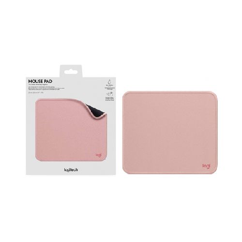 Mousepad Logitech Studio Series, 23 x 20cm, Grosor 2mm, Rosa  