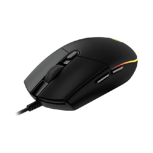 Mouse Gamer Logitech Óptico G203 LightSync, Alámbrico, USB, 8000DPI, Negro  