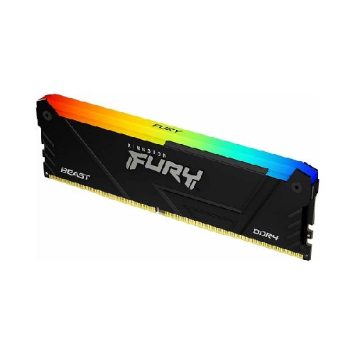 Memoria RAM Kingston FURY Beast RGB DDR4, 3200MHz, 8GB, Non-ECC, CL16, XMP  