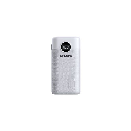 Cargador Portátil Adata P10000QCD, 10.000mAh, Blanco  