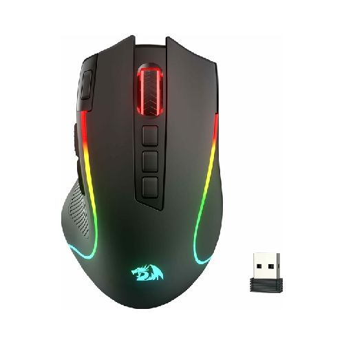 Mouse Gamer Redragon Predator M612rgb-pro Inalámbrico Negro  