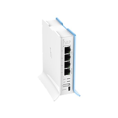 Access Point MikroTik hAP Lite, 300 Mbit/s, 4x RJ-45, 2.4GHz, 2 Antenas de 1.5dBi  