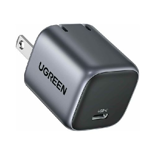 UGREEN Nexode 30W Cargador USB C GAN Carga Rápida 90901 - Gris  