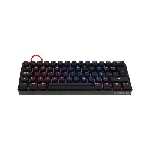 Teclado Gamer Game Factor KBG560 RGB, Teclado Mecánico, Switch Red, Alámbrico, Rojo (Español)  