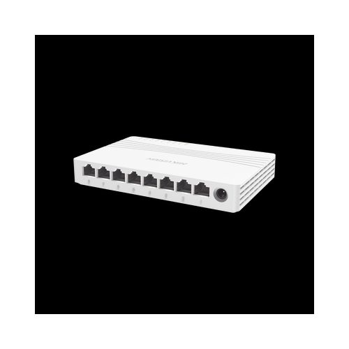 Switch Gigabit Hikvision No Administrable de Escritorio de 8 Puertos 10, 100, 1000 Mbps, Diseño Compacto y Estetico, Modelo: DS-3E0508D-E  