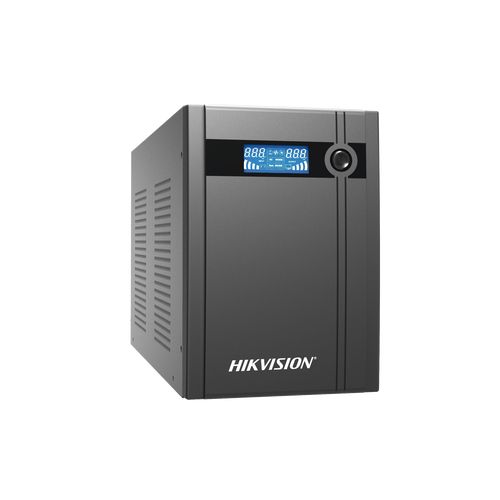 UPS Hikvision de 3000 VA , 1800 W , Pantalla LCD , Proteccion Contra Sobrecarga y Descarga , Entrada y Salida 120 VCA , 6 Tomas NEMA 5-15R, Modelo: DS-UPS3000-X  