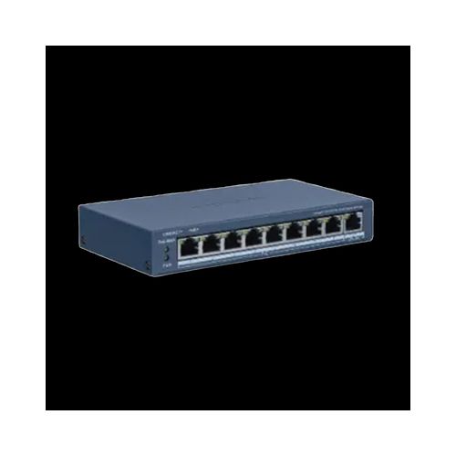 Switch PoE+ Hikvision, Monitoreable, 8 Puertos 100 Mbps PoE+, 1 Puerto 1000 Mbps Uplink, PoE hasta 300 metros, Conexion Remota desde Hik-PartnerPro, Modelo: DS-3E1309P-EI/M  