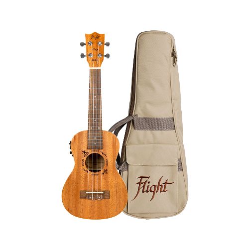 UKELELE FLIGHT E/ACUST DUC523 EQ MAH/MAH - Gonher Music Center  