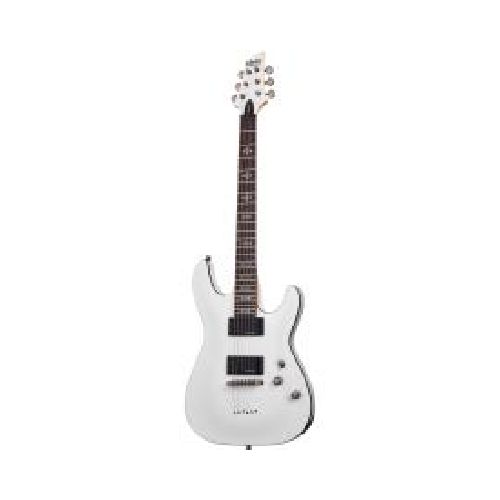 Guitarra Demon-6 - Blanco Vintage  Schecter