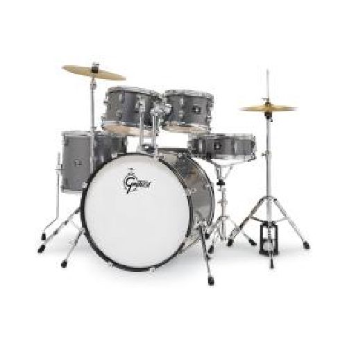 Baterias Acustica Renegade MOD. RGE625 con Atriles, Banco y Platillos, Gray Sparkle  Gretsch