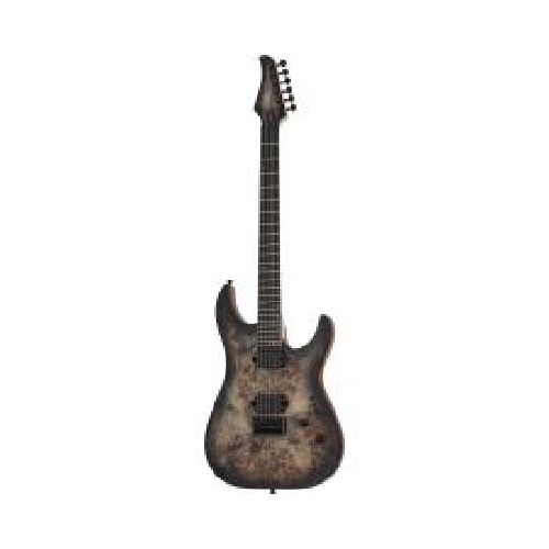 Guitarra C-6 PRO - Charcoal Burst  Schecter