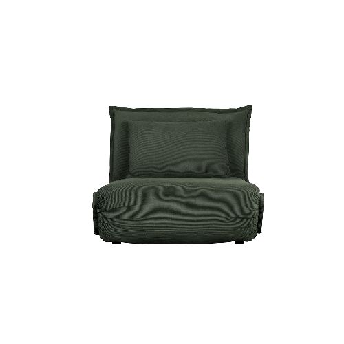 Sofá cama Tromso individual dark green - móbica