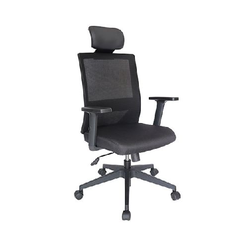 Silla Ejecutiva Mesh Bosse OHE-65 negro - Grupo Microtec