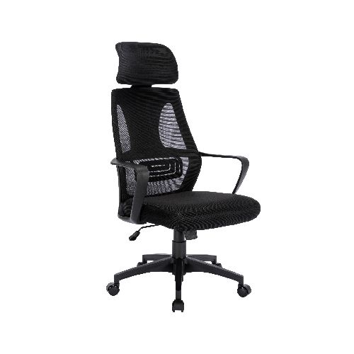 Silla Ejecutiva Star04 Negra malla - Grupo Microtec