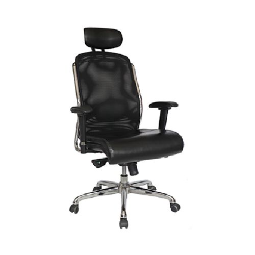 Silla Ejecutiva Mesh Malla Croma OHE-195 negro - Grupo Microtec