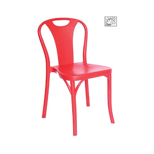 Silla Tolix PP rojo Bistrot - Grupo Microtec