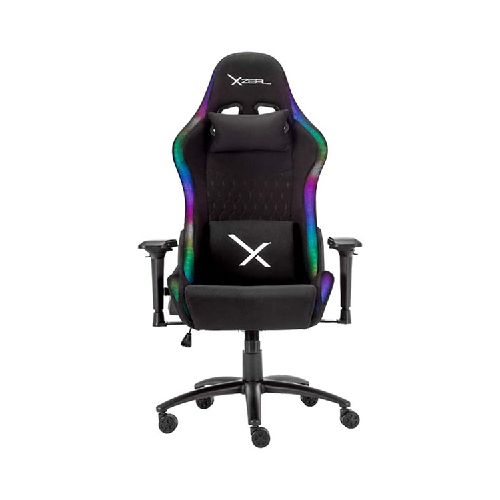 Silla Gamer XZEAL Led RGB tela Ergonómica Reclinable - Grupo Microtec