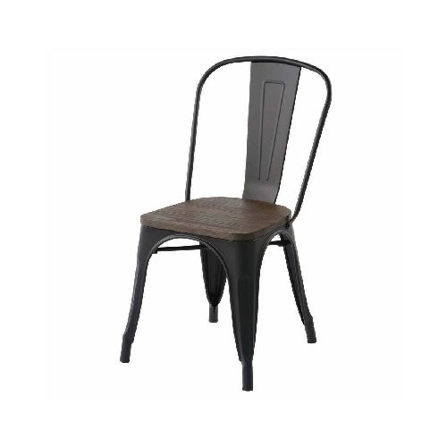 Silla Tolix Asiento Madera - Grupo Microtec