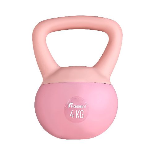 Pesa Rusa Kettlebell 4kg 8.8lb Ejercicio Casa Hogar Fitness Rosa