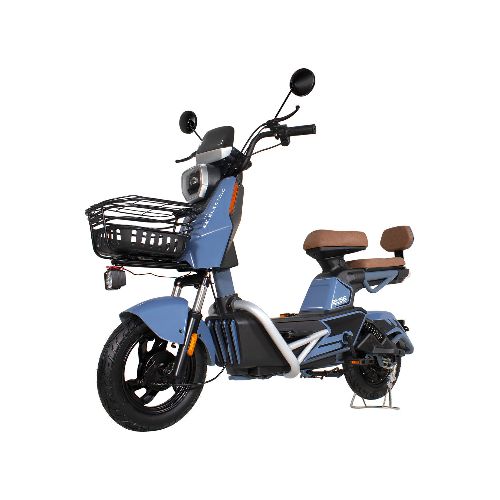 Bicicleta Electrica Moto Bici Scooter 3 Vel 55km/h 500w 12v Color Azul