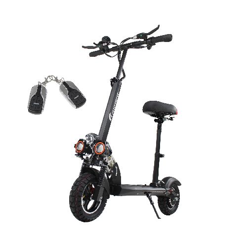 Scooter Electrico Con Asiento Luz Led Usb Alarma 48 Km/h