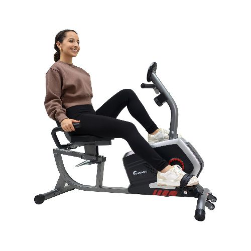 Bicicleta Fija Magnetica Horizontal Fit Cardio Con Monitor