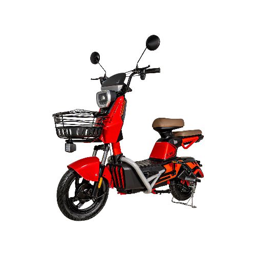 Bicicleta Electrica Moto Bici Scooter 3 Vel 55km/h 500w 12v Color Rojo