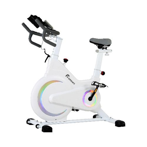 Bicicleta Spinning Magnetica Fija Indoor Entrenamiento Prof Color Blan