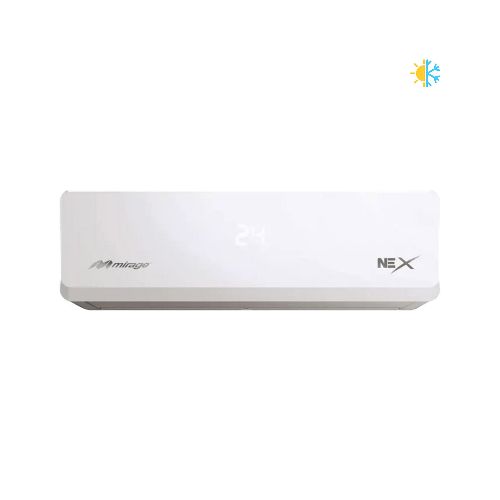 Aire Acondicionado Minisplit Mirage 1 Tonelada 110V Frio - Calor NEX Blanco  