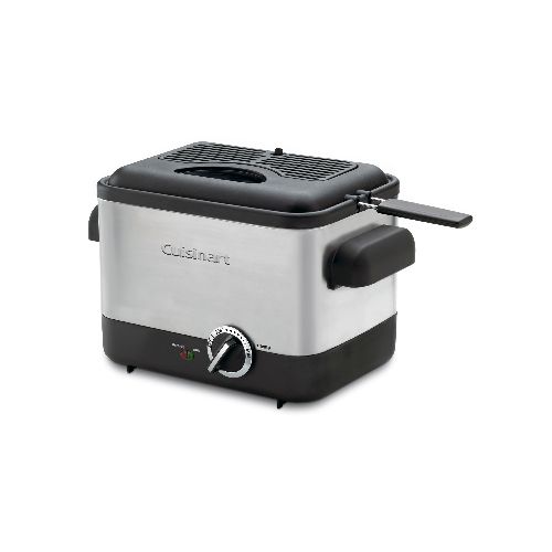 Freidora compacta de acero 1L Cuisinart CDF-100P1  