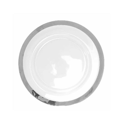 BAJO PLATO, VIDRIO 33CM, PLATA 1 PIEZA - Gran Chapur | Compra en Línea | Porque sé vivir