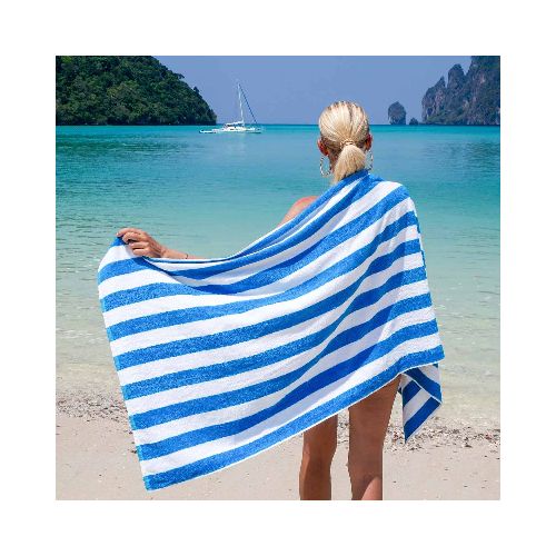 Toalla Azul de Playa California Cabana 75cm x 175cm - Gran Chapur | Compra en Línea | Porque sé vivir