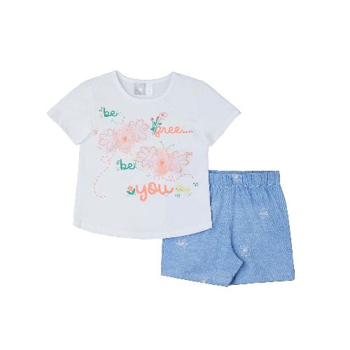 CONJUNTO SHORT PREESCOLAR NIÑA - Gran Chapur | Compra en Línea | Porque sé vivir