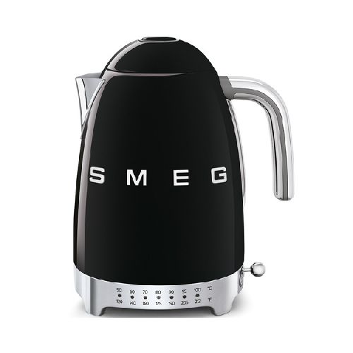 Hervidor Eléctrico Smeg KLF04BLUS de 1.7 L con Temperatura Variable Color Negro  | ihdonline