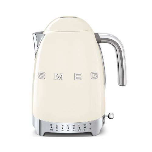 Hervidor Eléctrico Smeg KLF04CRUS de 1.7 L con Temperatura Variable Color Crema  | ihdonline