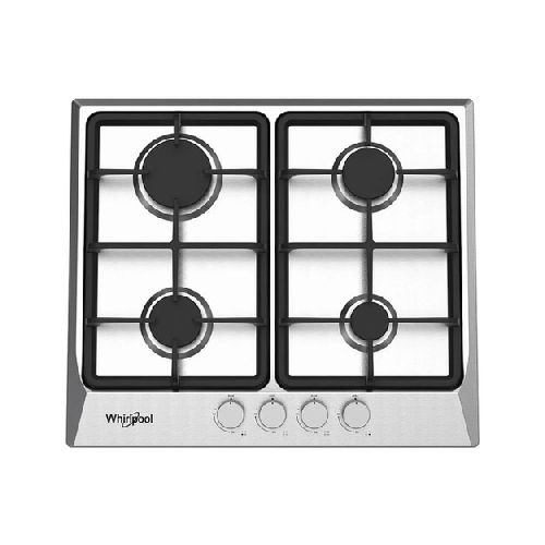 Parrilla Gas Empotre Whirlpool WP2421S 58 cm 4 Quemadores Acero Inox  | ihdonline