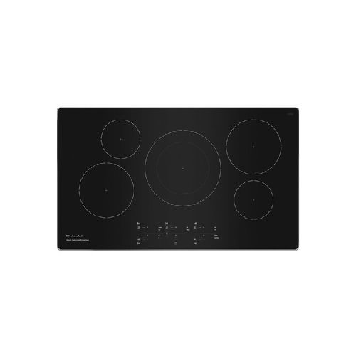 Parrilla de Inducción Vitrocerámica Empotre KitchenAid KCIG556JSS de 93 cm  | ihdonline