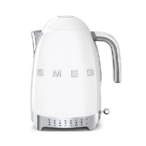 Hervidor Eléctrico Smeg KLF04WHUS de 1.7 L con Temperatura Variable Color Blanco  | ihdonline