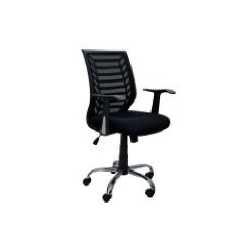 Silla Ejecutiva Respaldo Alto Albar E-500 C/Brazos, Negro, Ajuste Neumático  