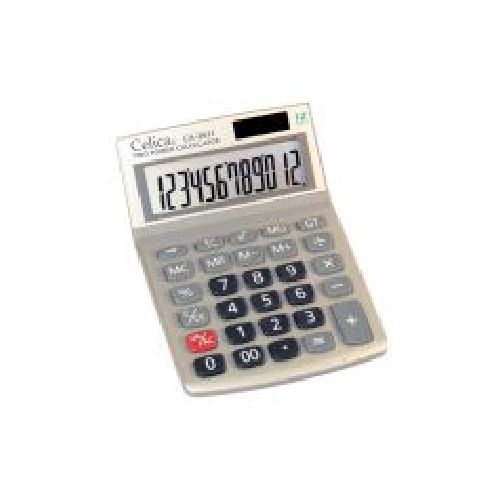 Calculadora de Escritorio Celica CA-018-12, 12 Dígitos, Solar/Batería  