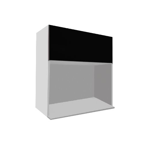 Alacena Micro Blanco 16mm M80 70X80X33 Puerta Cuadro Luxe 18mm IT - Escolano