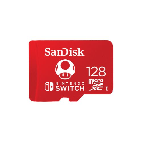 Memorias memorias micro sd western digital SDSQXAO-128G-GNCZN Memoria Micro Sd Sandisk Sdsqxao-128g-gnczn 128 Gb, Velocidad 100 Mb/s, Edicion Mario Bros