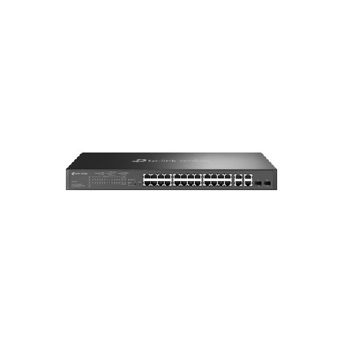 REDES SWITCH TP-LINK SL2428P Switch Tp-link Omada Sl2428p Gestionado, L2, Rj-45 24, Fast Ethernet (10/100), (poe +) 24, 1u, Negro