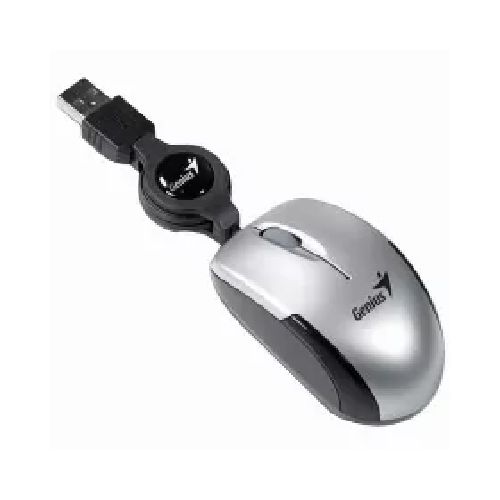 mouses y accesorios de mouse mouse opticos/laser genius 31010125102 Mouse Genius Micro Traveler V2 Optico, Usb Tipo, Color Plata