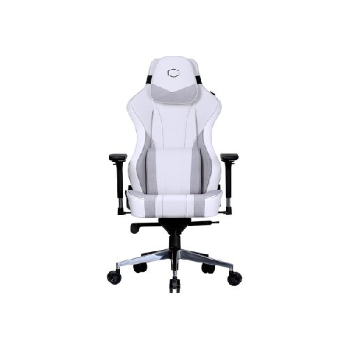 Silla Gamer Cooler Master Gaming Caliber X2c Asiento Acolchado, Reposa-brazos Si, Material Espuma, Base Acero, Peso Máximo 150 Kg, Color Gris, Blanco  