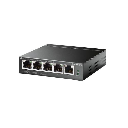 REDES SWITCH TP-LINK TL-SG105MPE Switch Tp-link Tl-sg105mpe L2, Rj-45 5, Gigabit Ethernet (10/100/1000), Negro