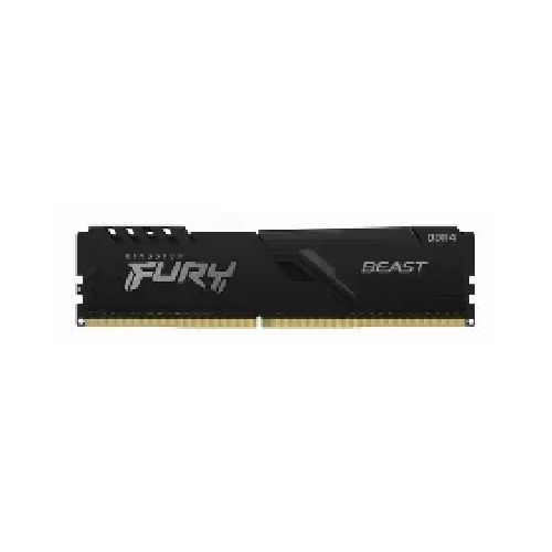 memorias memorias ram dimm ddr4 kingston KF432C16BB1/16 Memoria Ram Kingston Fury Beast, 16gb, Ddr4, 3200mhz, Cl16, Dimm, Negro