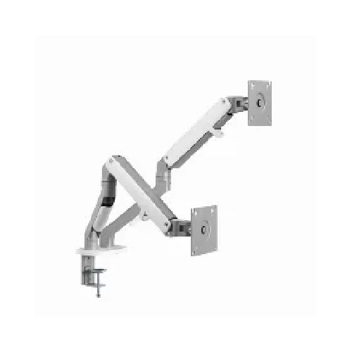 video y accesorios soporte para monitores y televisiones acteck AC-936552 Soporte Acteck Enforce Motion Sm626 Articulado Para 2 Monitores, Max 32 Pulg., Plata